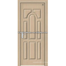 Коммерческие двери деревянные двери с ПВХ листа JKD-1817 для интерьера номер